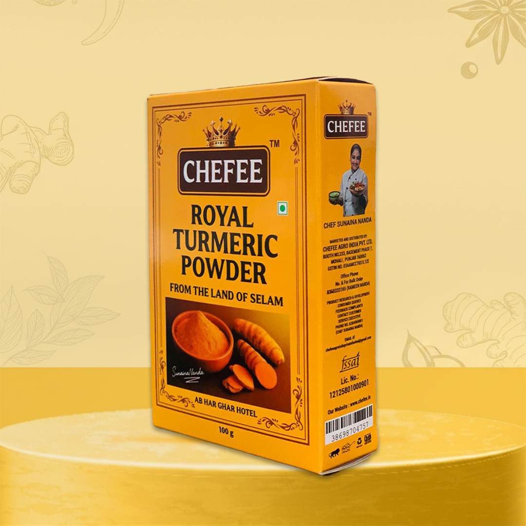 Chefee Royal Turmeric Powder (Haldi) – High Curcumin, Pure