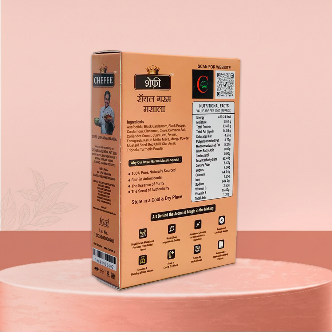 Chefee Royal Garam Masala – Premium Whole Spice Blend