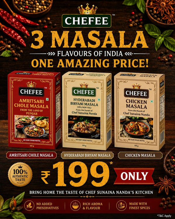 Amritsari Chole Masala + Chicken Masala + Hyderabadi Biryani Masala
