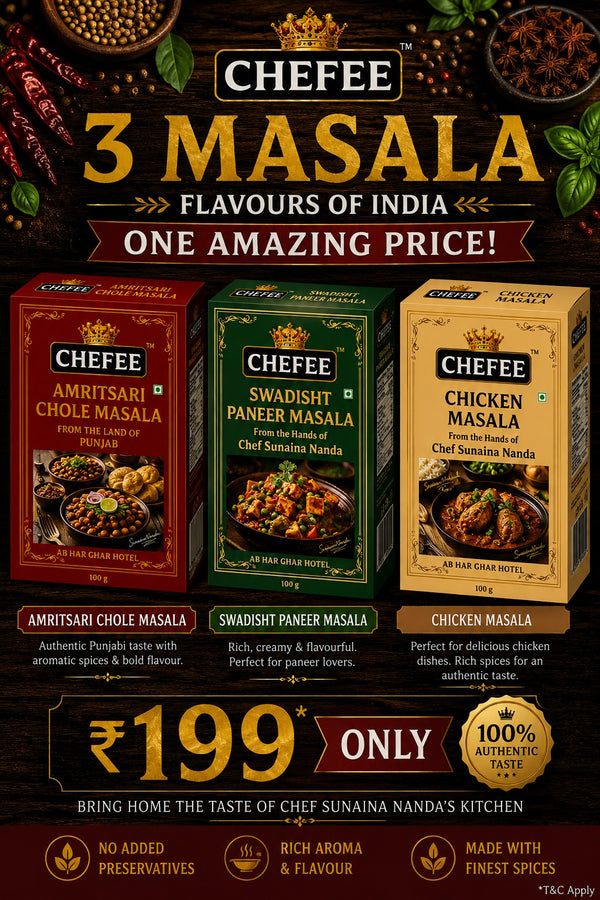 Amritsari Chole Masala + Chicken Masala + Swadisht Paneer Masala