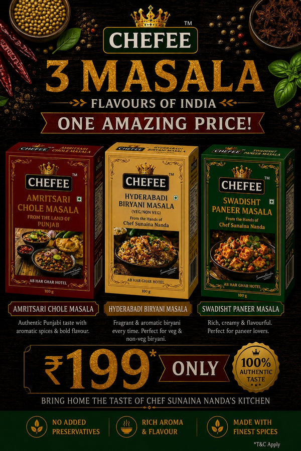 Amritsari Chole Masala + Hyderabadi Biryani Masala + Swadisht Paneer Masala