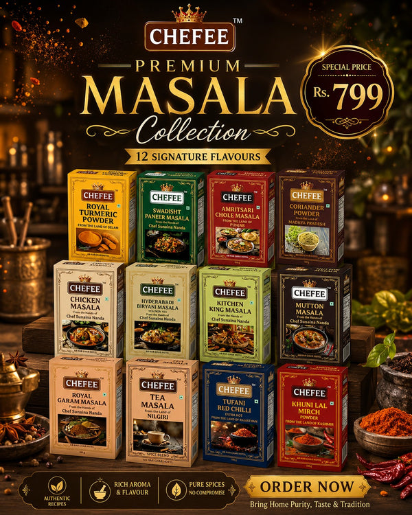 Amritsari Chole Masala + Mutton Masala + Chicken Masala + Hyderabadi Biryani Masala +  Kitchen King Masala + Swadisht Paneer Masala + Royal Garam Masala + Tea Masala +  Khuni lal Mirch + Tufani Red Chilli + Royal Turmeric Powder + Coriander Powder