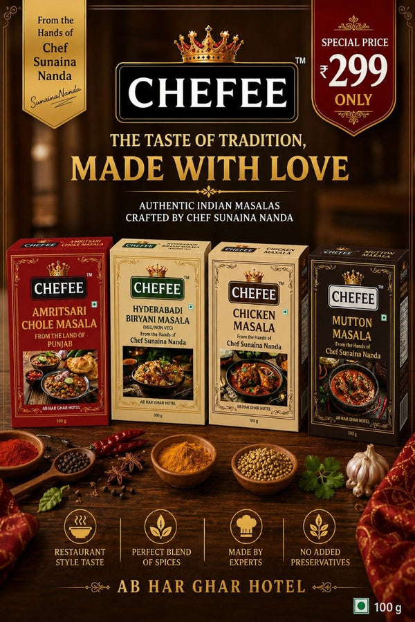 Amritsari Chole Masala + Mutton Masala + Chicken Masala + Hyderabadi Biryani  Masala