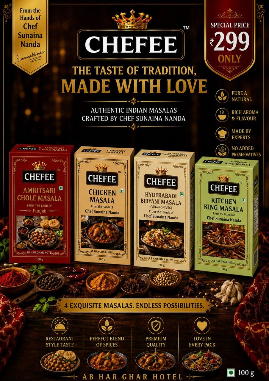 Amritsari Chole Masala + Chicken Masala + Hyderabadi Biryani Masala + Kitchen  King Masala
