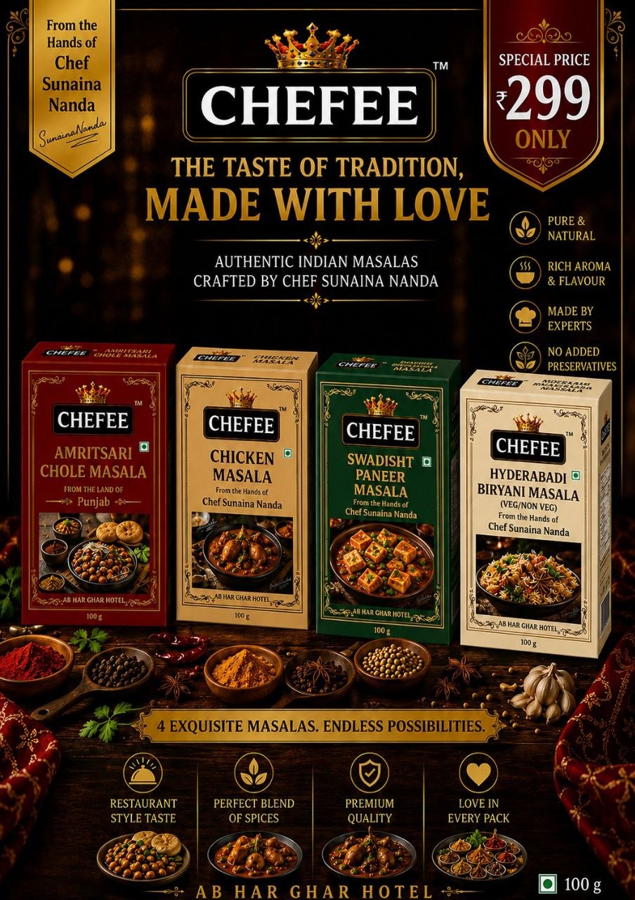 Amritsari Chole masala + Chicken Masala + Hyderabadi Biryani Masala + Swadisht  Paneer Masala