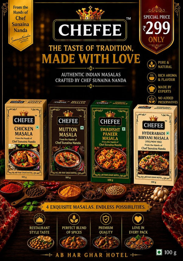 Mutton Masala +Chicken Masala + Hyderabadi Biryani Masala + Swadisht Paneer  Masala